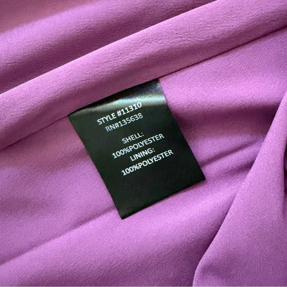 Hutch Floral Wrap Midi Dress XS Purple High Low Sadey Wedding Guest NWT - Picture 10 of 16